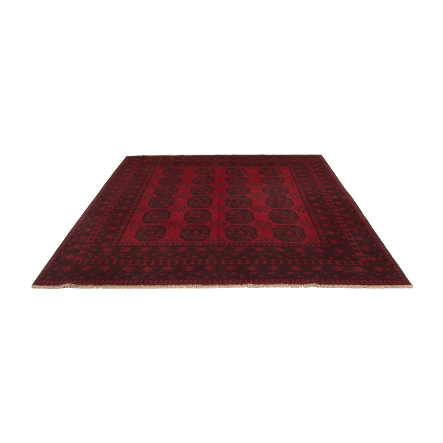 Afghan Rug - Filpa - 300 x 250 cm - red