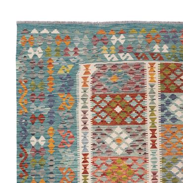 Kelim Rug - Splash - 352 x 251 cm - colorful