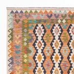 Kelim Rug - Splash - 299 x 261 cm - colorful