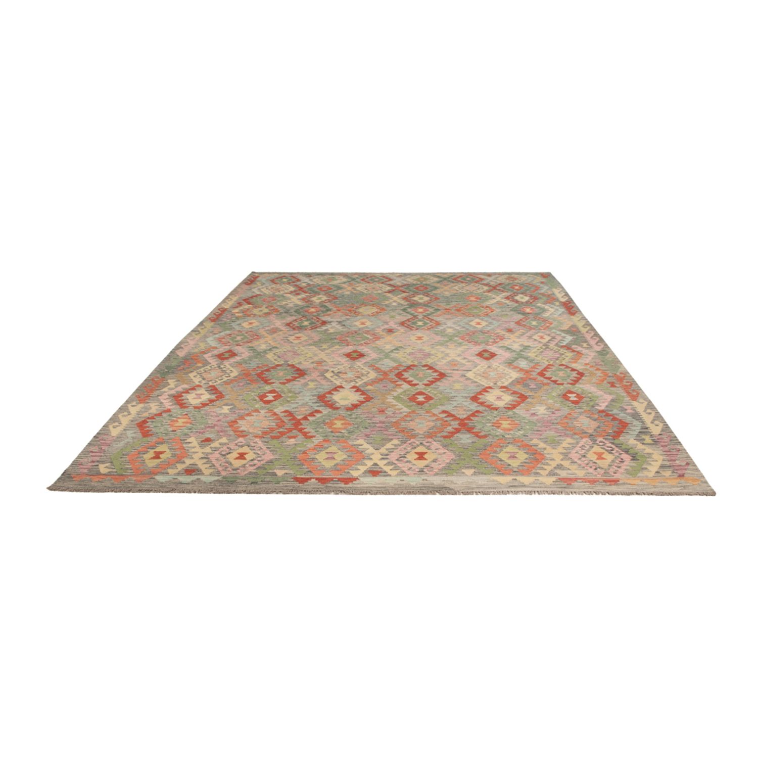 Kelim Rug - Splash - 354 x 257 cm - colorful
