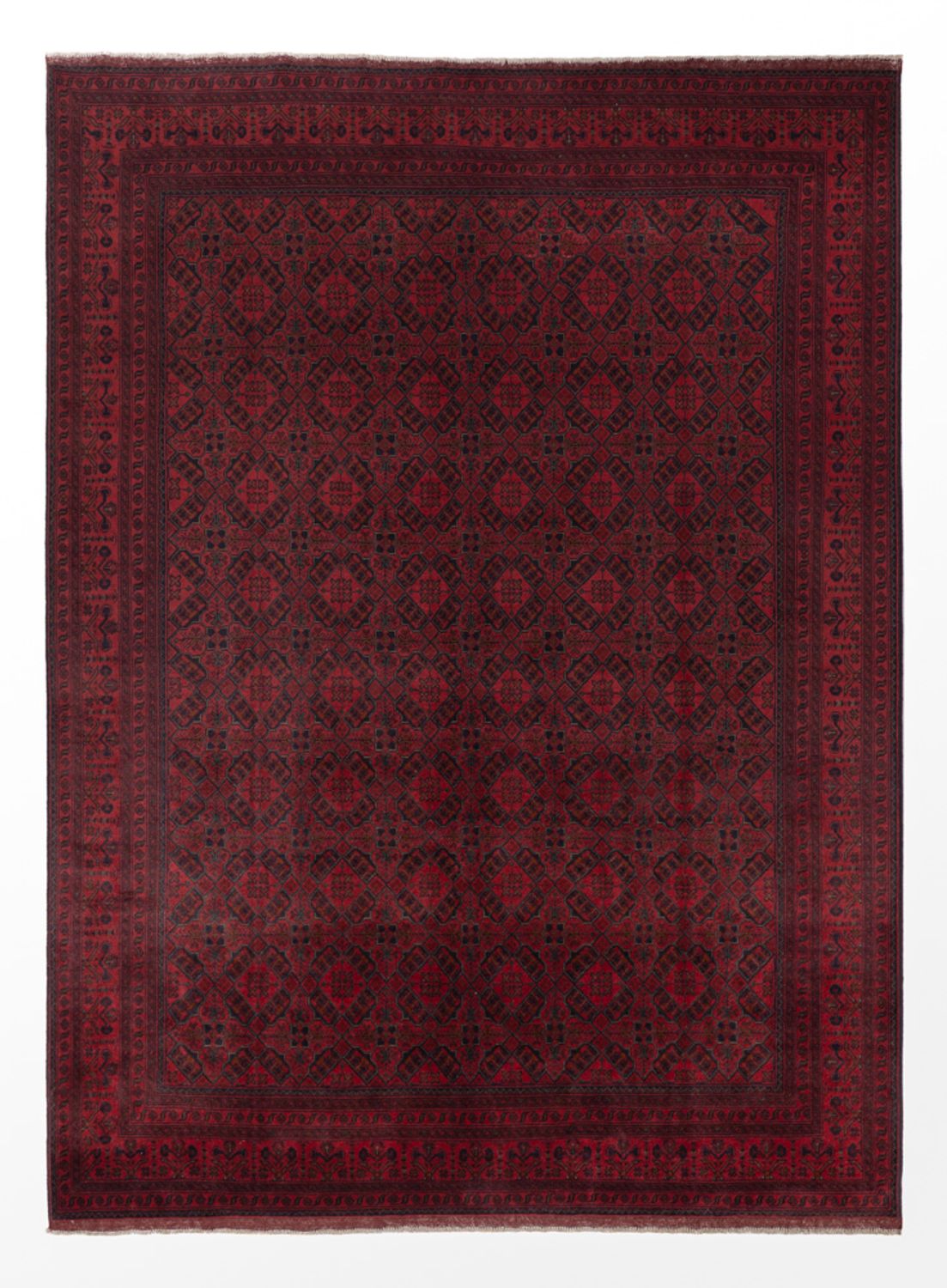 Afghan Rug - Kunduz - 346 x 250 cm - red
