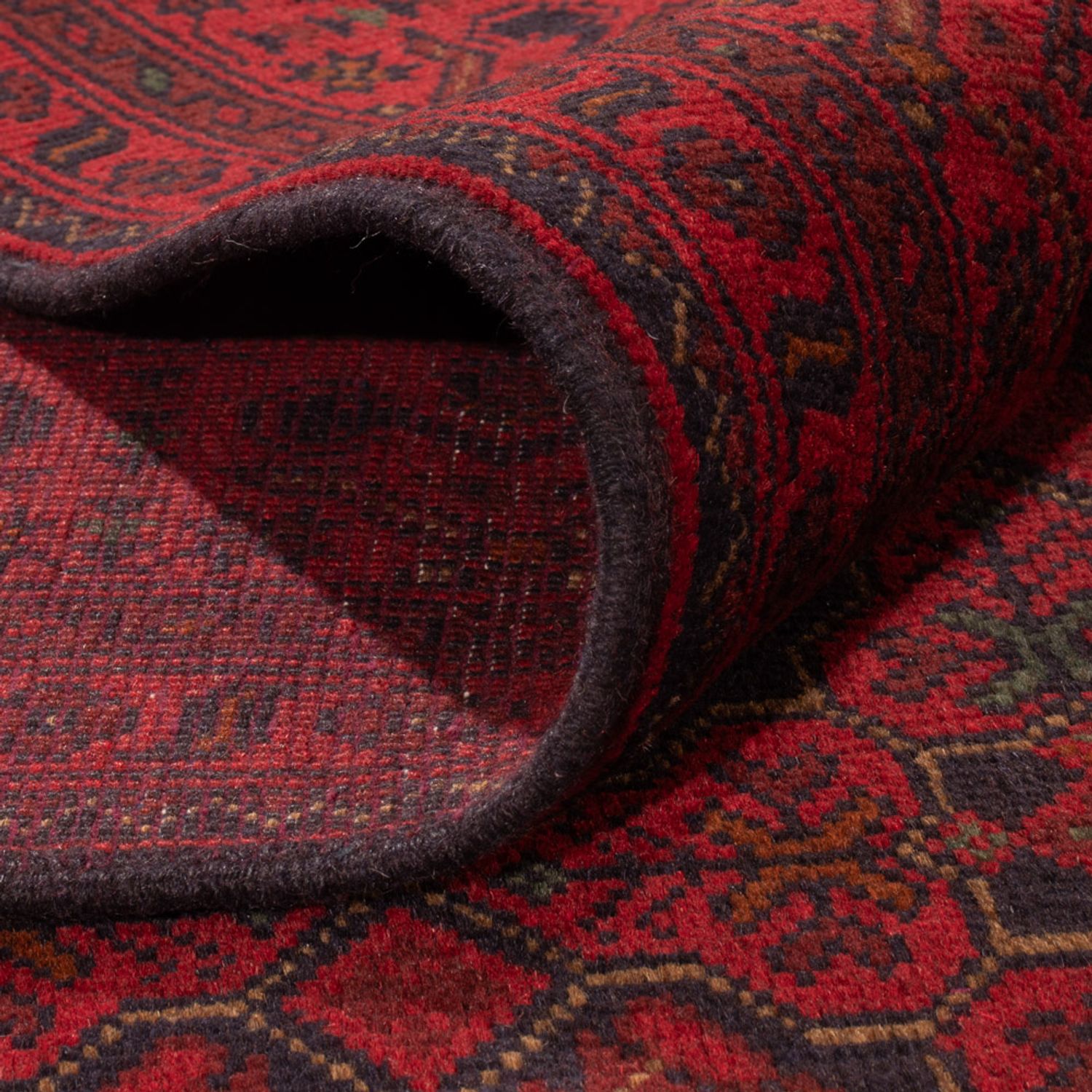 Afghan Rug - Kunduz - 346 x 250 cm - red