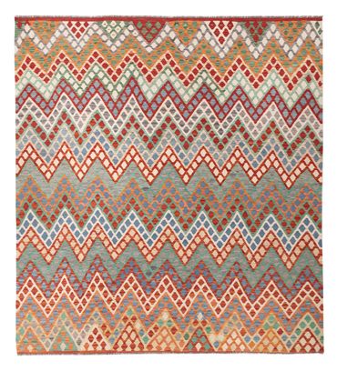 Kelim Rug - Splash - 285 x 263 cm - colorful