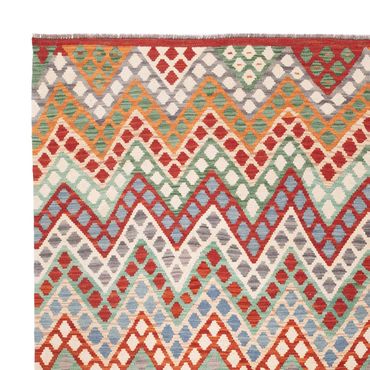 Kelim Rug - Splash - 285 x 263 cm - colorful