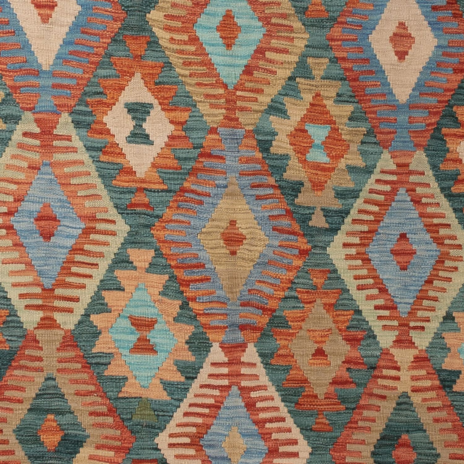 Kelim Rug - Splash - 353 x 251 cm - colorful