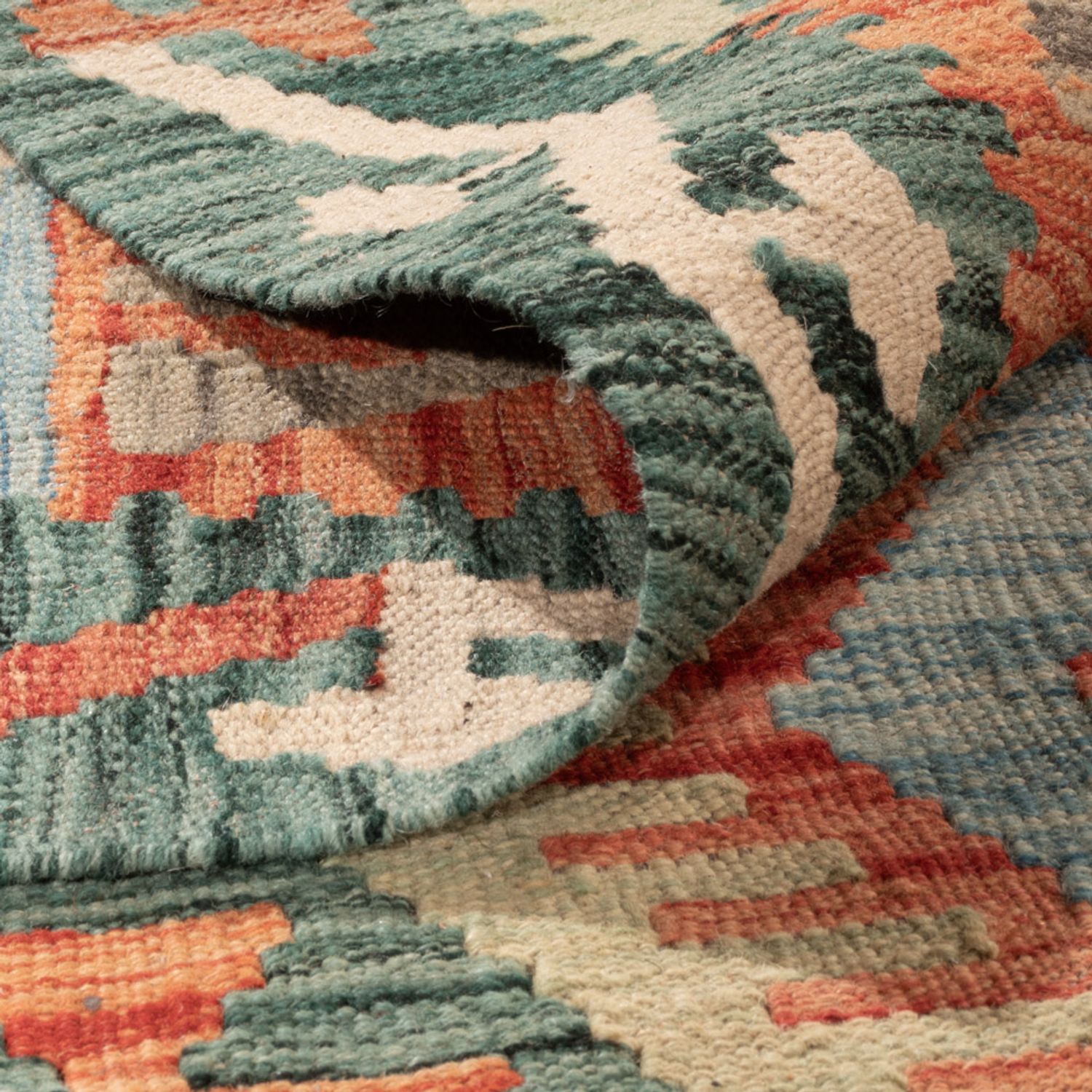 Kelim Rug - Splash - 353 x 251 cm - colorful