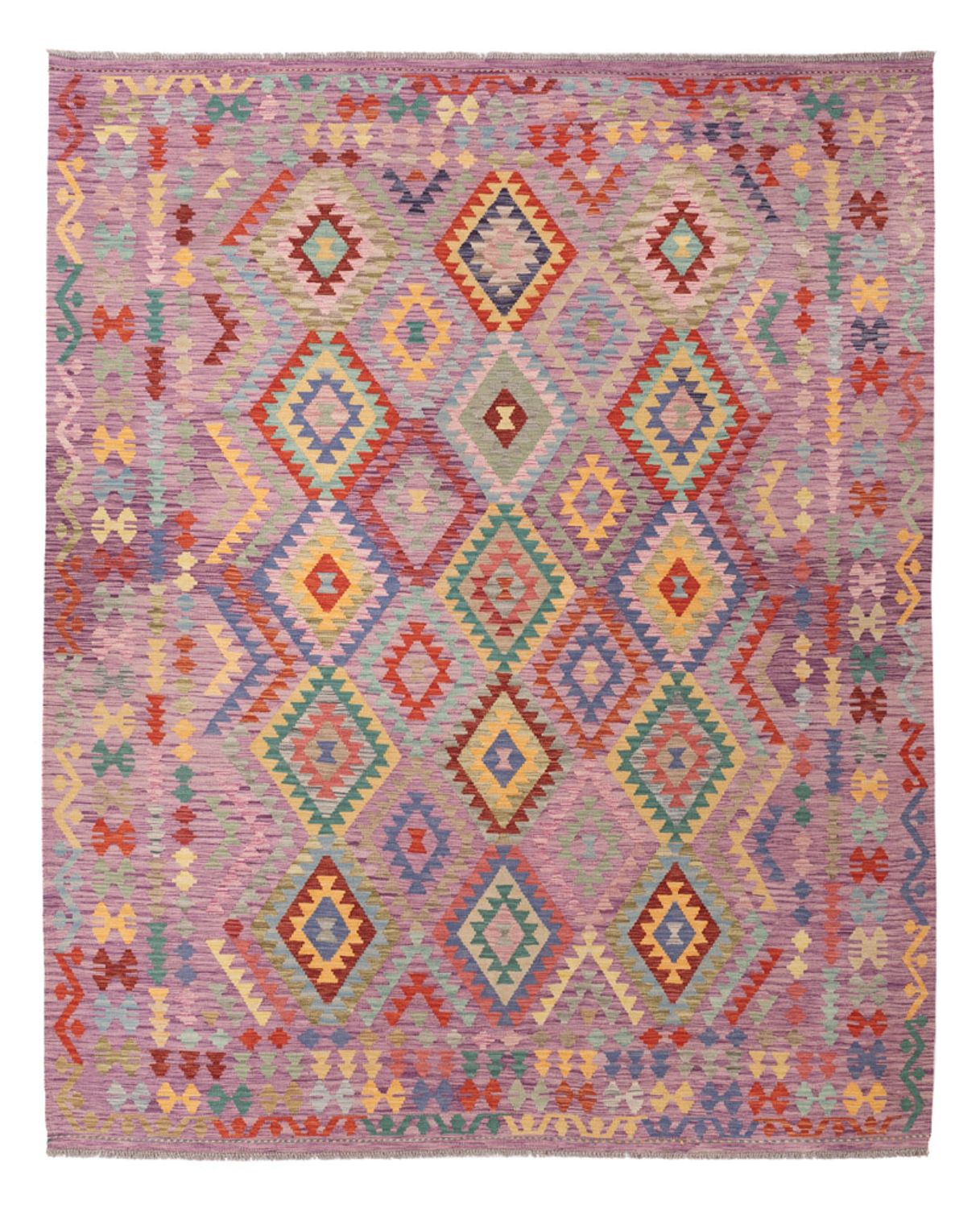 Kelim Rug - Splash - 304 x 242 cm - colorful