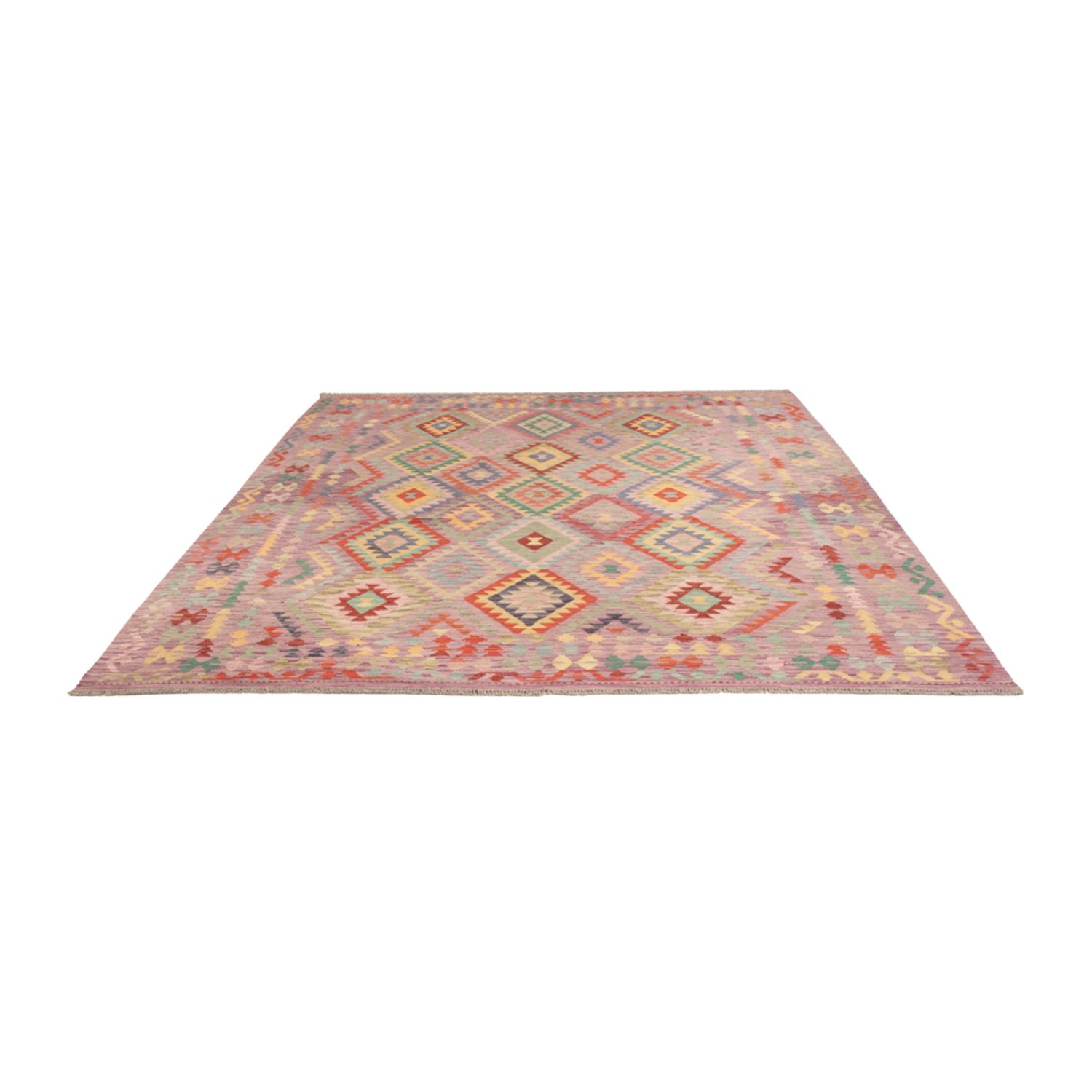 Kelim Rug - Splash - 304 x 242 cm - colorful