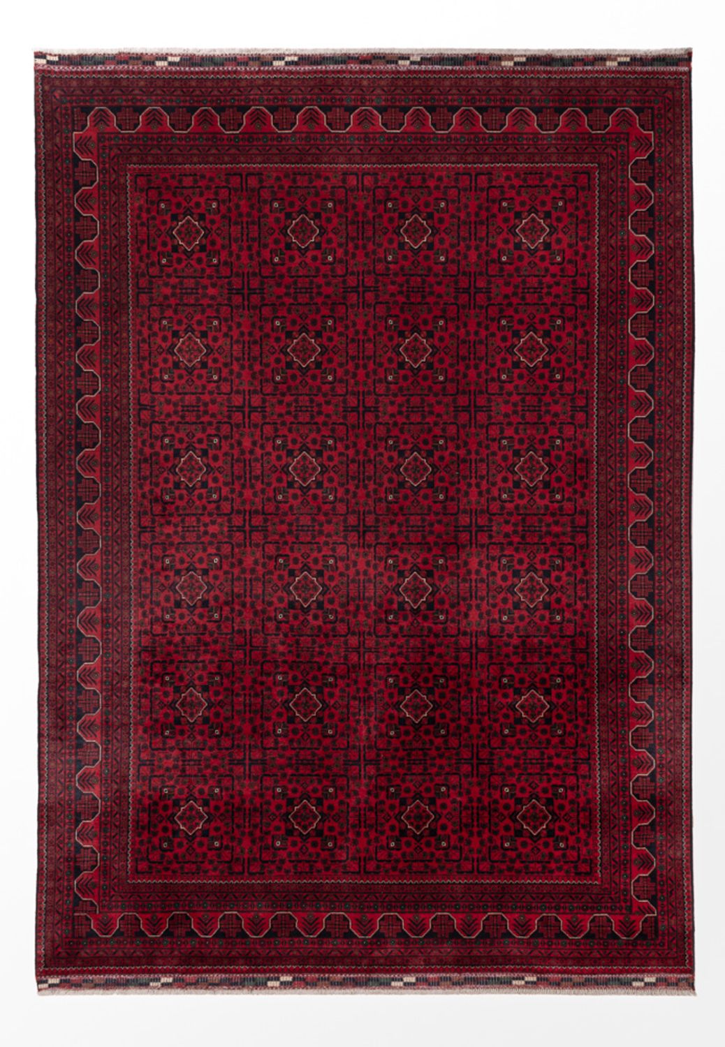 Afghan Rug - Kunduz - Royal - 350 x 246 cm - red