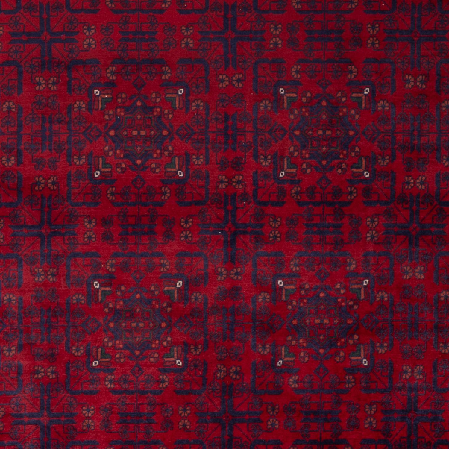 Afghan Rug - Kunduz - Royal - 344 x 247 cm - red