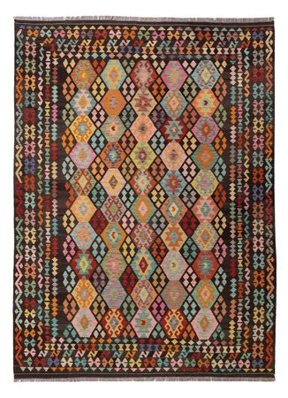 Kelim Rug - Splash - 345 x 256 cm - colorful