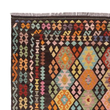 Kelim Rug - Splash - 345 x 256 cm - colorful