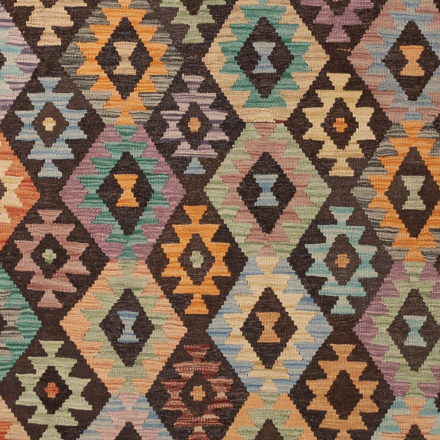 Kelim Rug - Splash - 347 x 245 cm - colorful