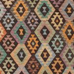 Kelim Rug - Splash - 347 x 245 cm - colorful