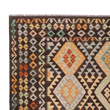 Kelim Rug - Splash - 353 x 241 cm - colorful