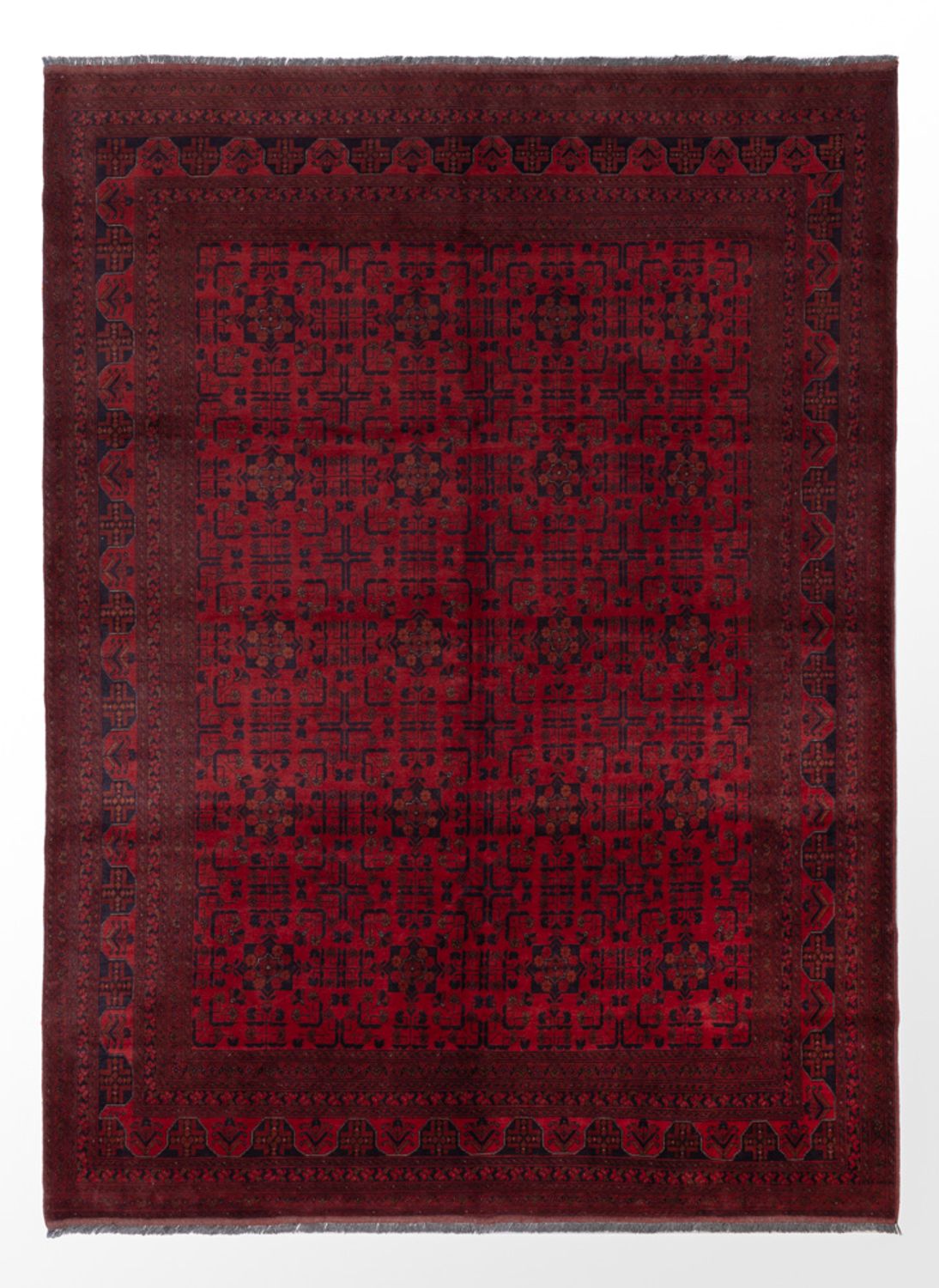 Afghan Rug - Kunduz - 344 x 255 cm - red
