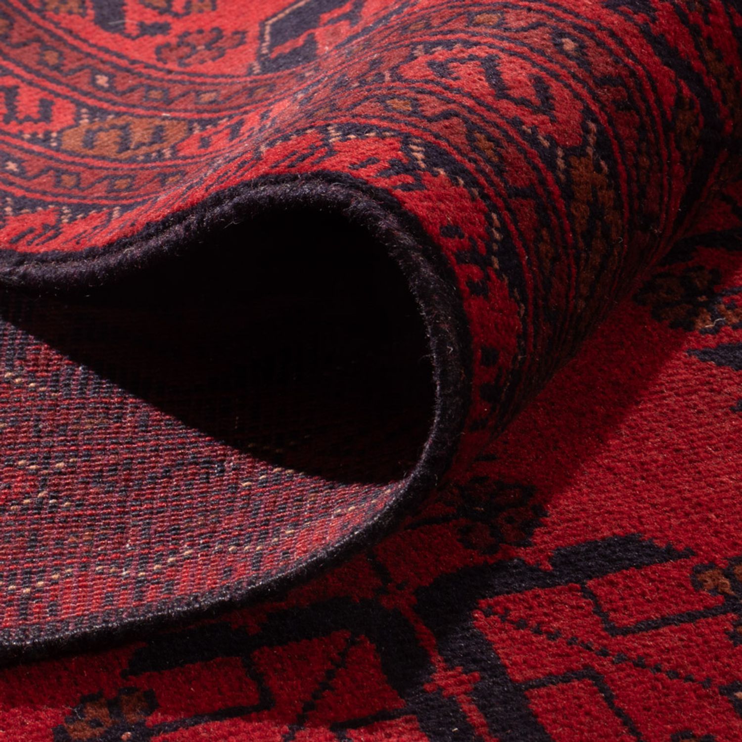 Afghan Rug - Kunduz - 349 x 251 cm - red