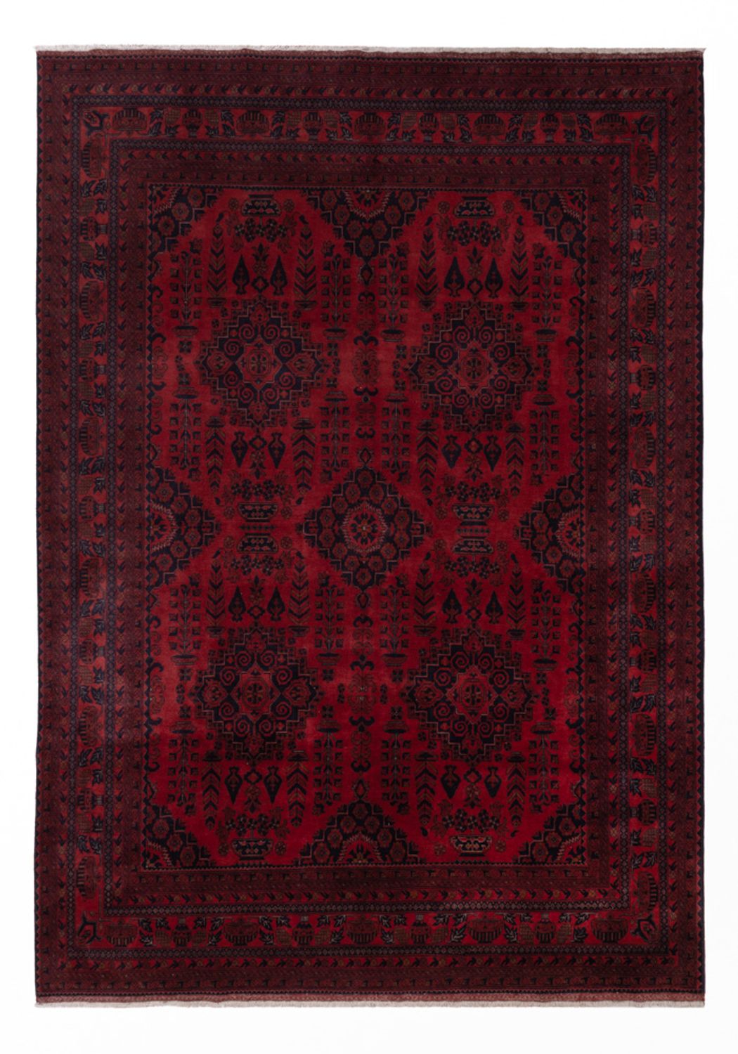 Afghan Rug - Kunduz - 361 x 251 cm - red