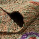 Kelim Rug - Splash - 303 x 258 cm - green