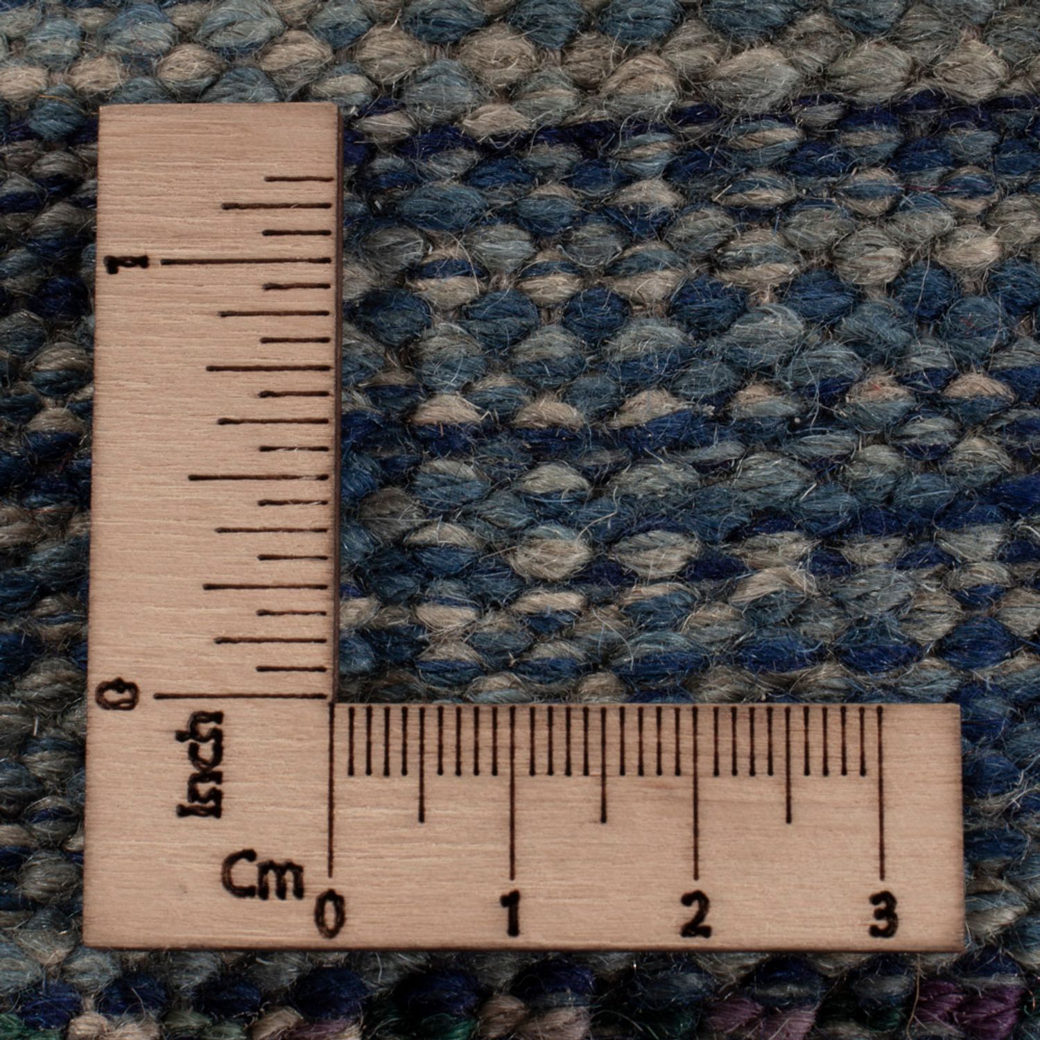 Kelim Rug - Splash - 352 x 243 cm - blue