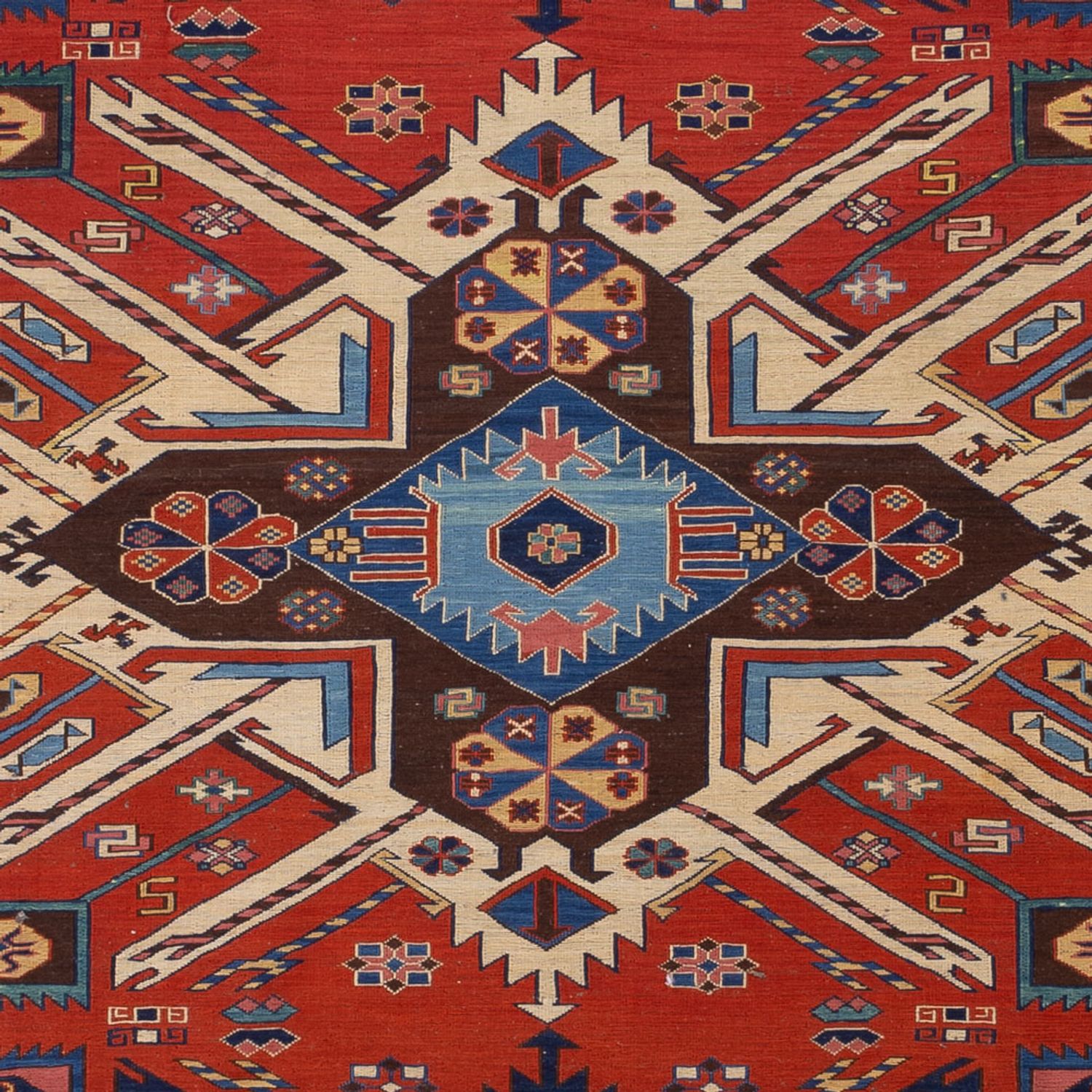 Kelim Rug - Oriental - Soumak - 292 x 218 cm - red