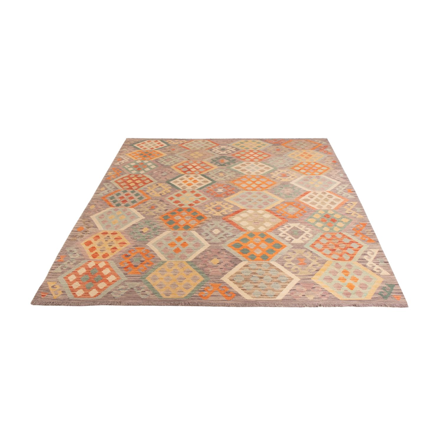 Kelim Rug - Splash - 292 x 197 cm - multicolored