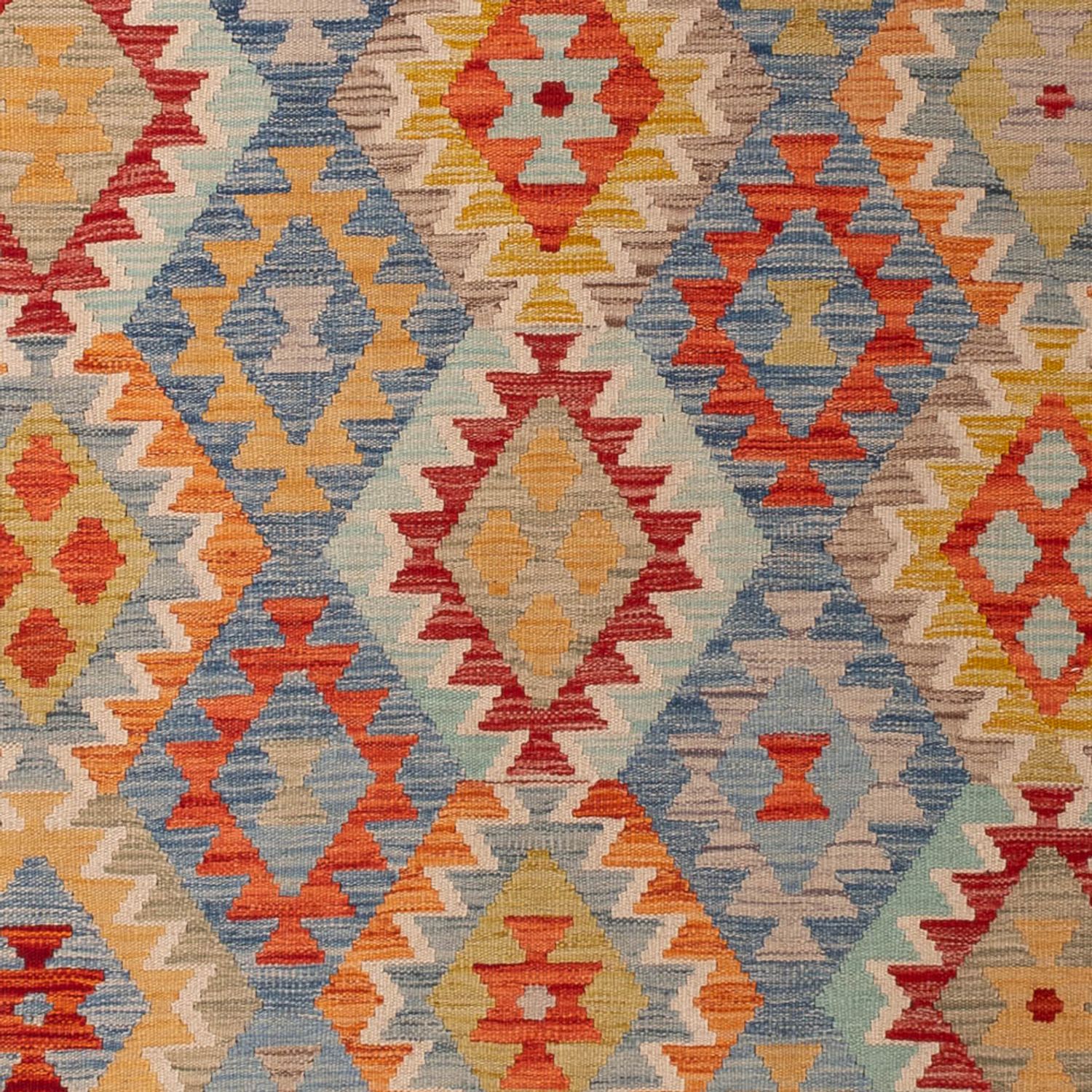Kelim Rug - Splash - 295 x 196 cm - multicolored