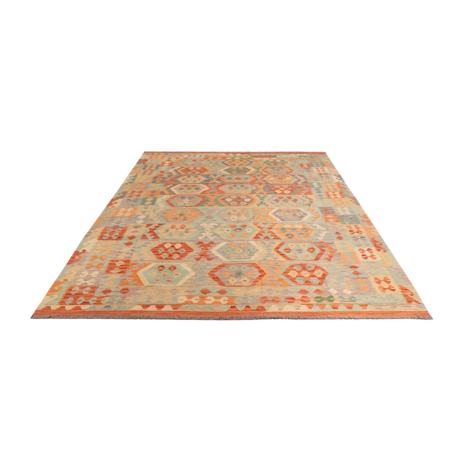 Kelim Rug - Splash - 300 x 203 cm - multicolored