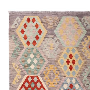 Kelim Rug - Splash - 301 x 209 cm - multicolored
