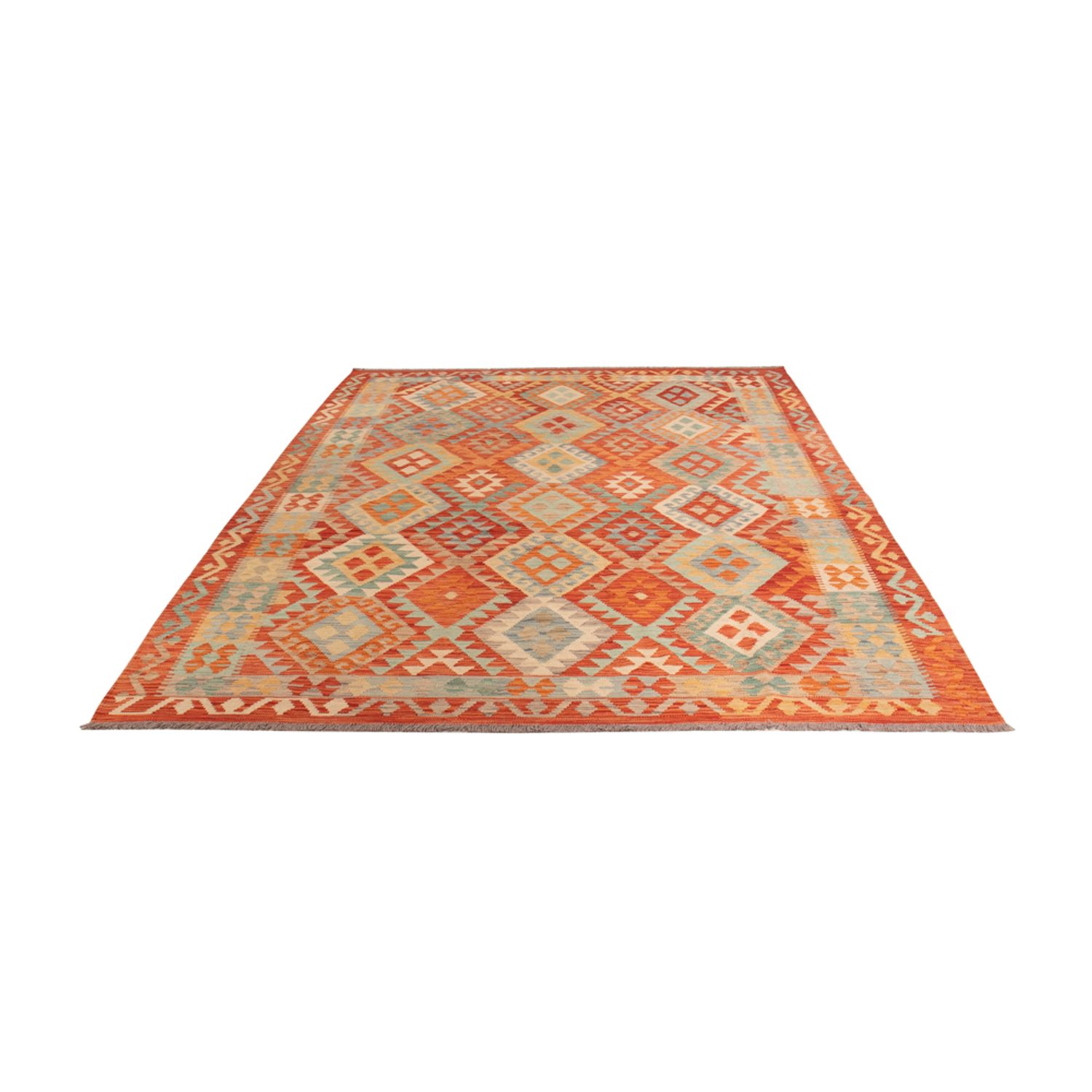 Kelim Rug - Splash - 291 x 201 cm - multicolored