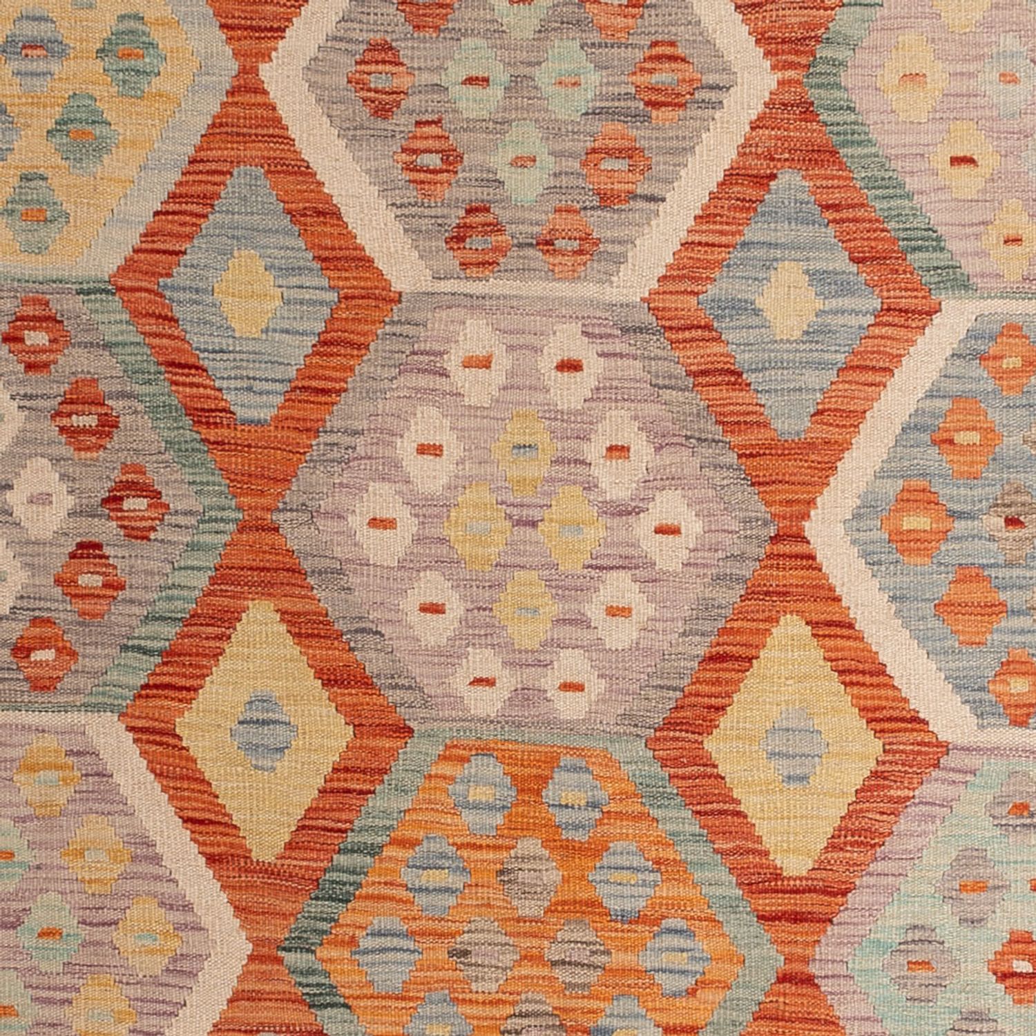 Kelim Rug - Splash - 289 x 200 cm - multicolored
