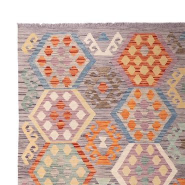 Kelim Rug - Splash - 296 x 205 cm - multicolored