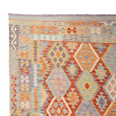 Kelim Rug - Splash - 299 x 209 cm - multicolored