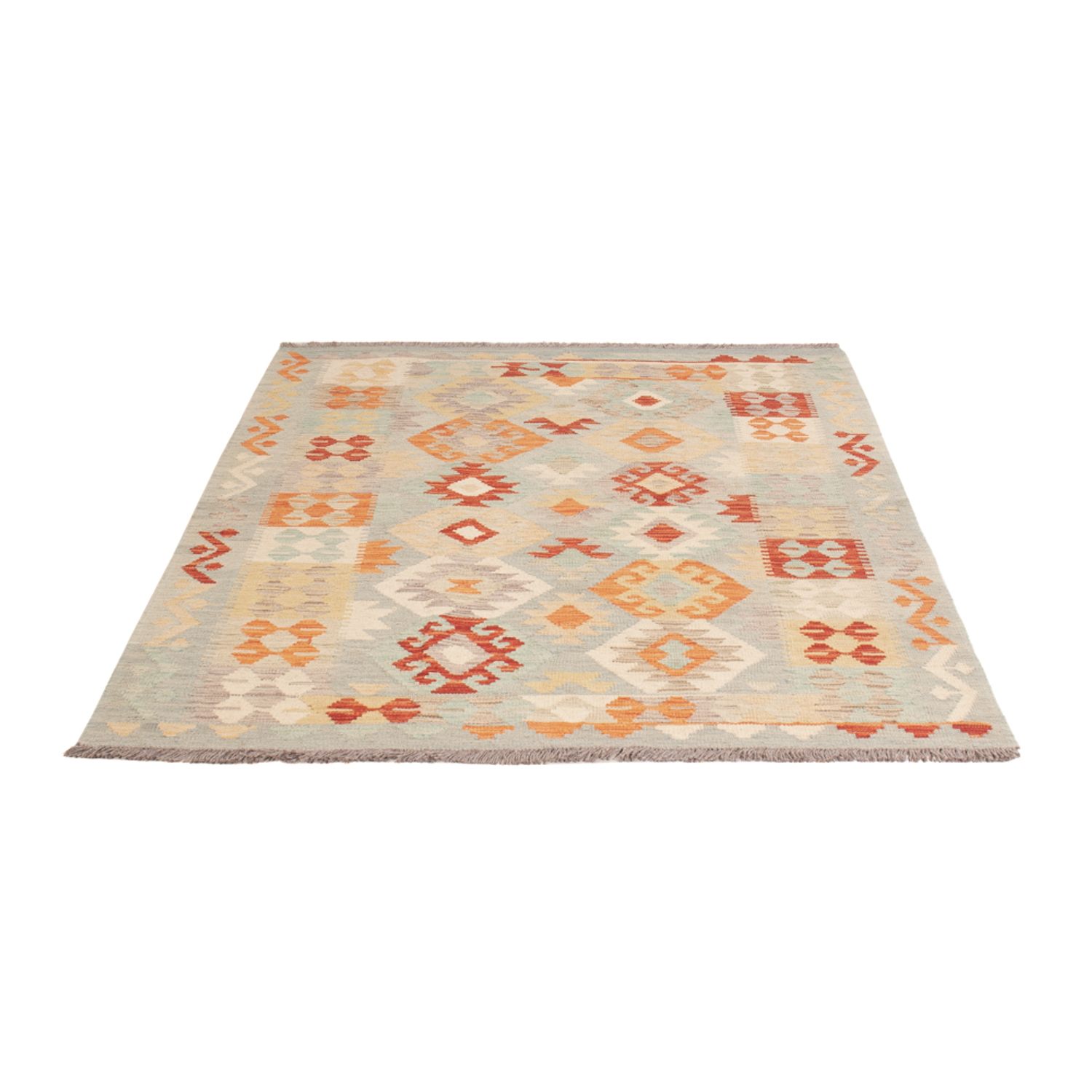 Kelim Rug - Splash - 173 x 127 cm - multicolored