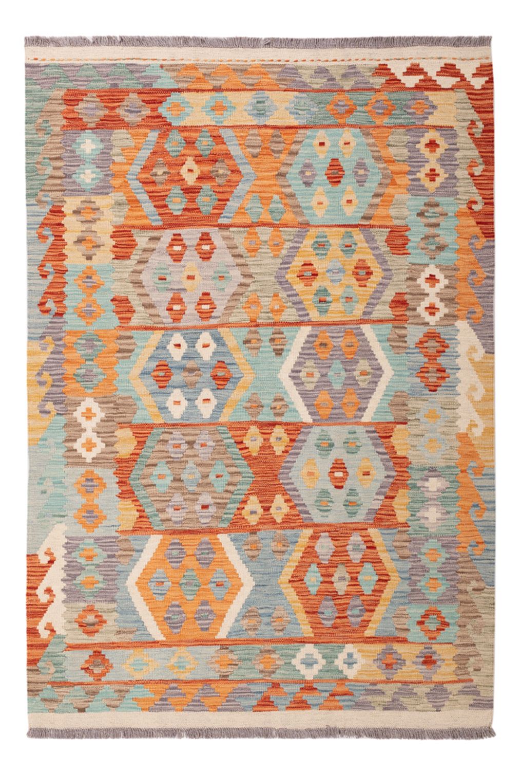 Kelim Rug - Splash - 177 x 125 cm - multicolored
