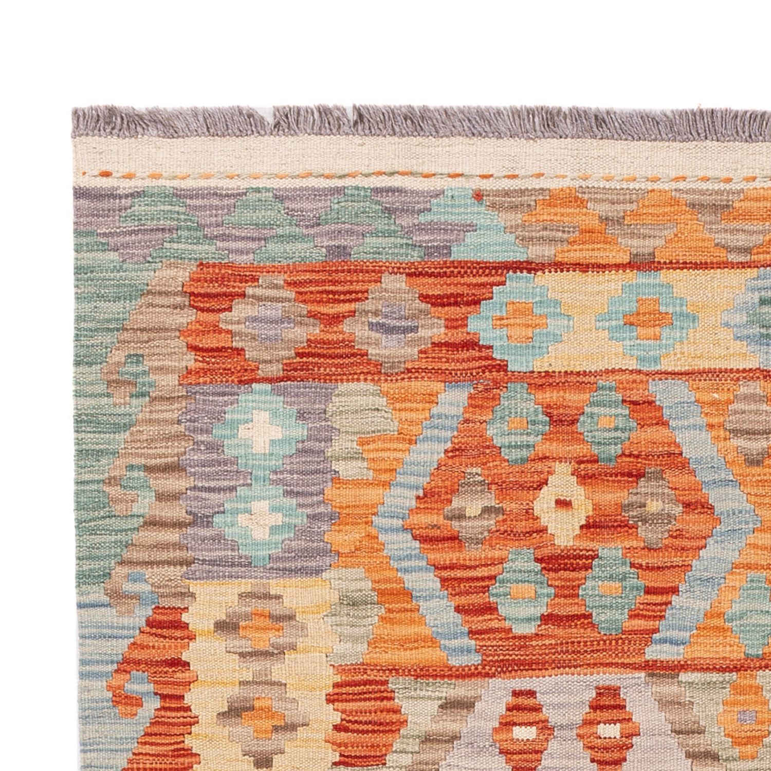 Kelim Rug - Splash - 177 x 125 cm - multicolored