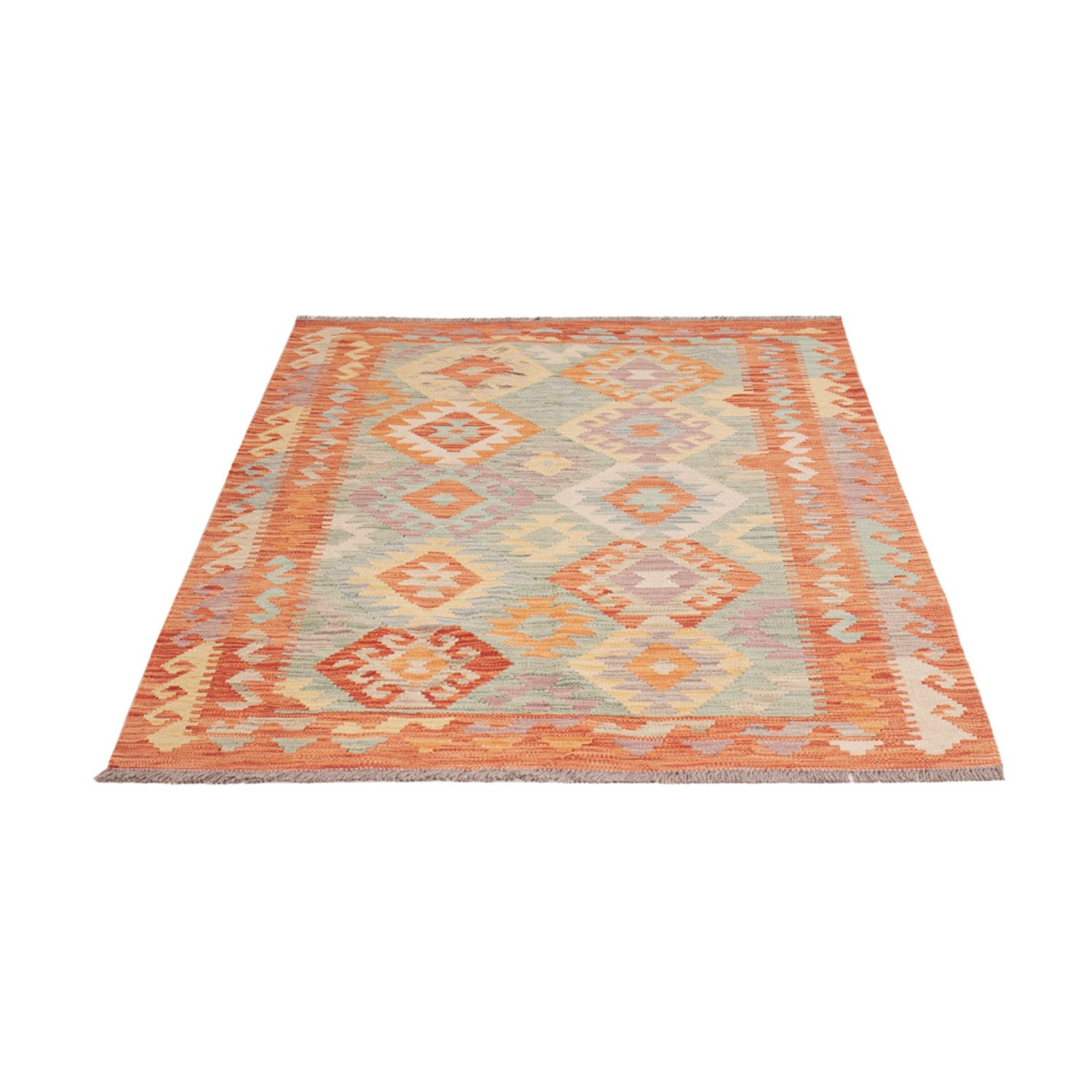 Kelim Rug - Splash - 178 x 128 cm - multicolored