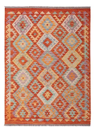 Kelim Rug - Splash - 169 x 125 cm - multicolored