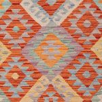 Kelim Rug - Splash - 169 x 125 cm - multicolored