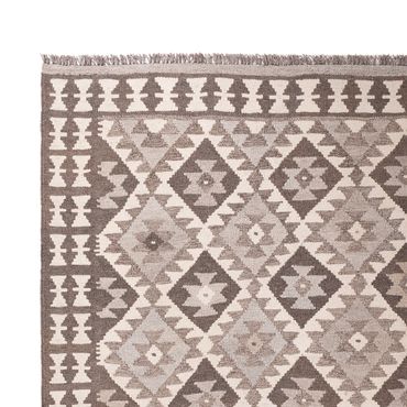 Kelim Rug - Splash - 293 x 198 cm - light grey