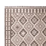 Kelim Rug - Splash - 293 x 198 cm - light grey