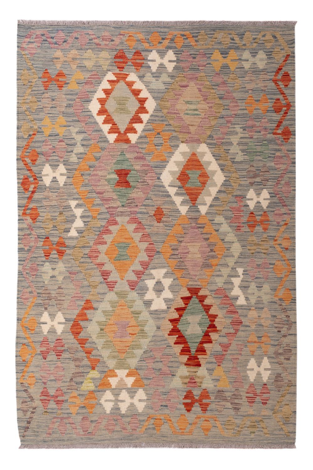 Kelim Rug - Splash - 184 x 122 cm - multicolored