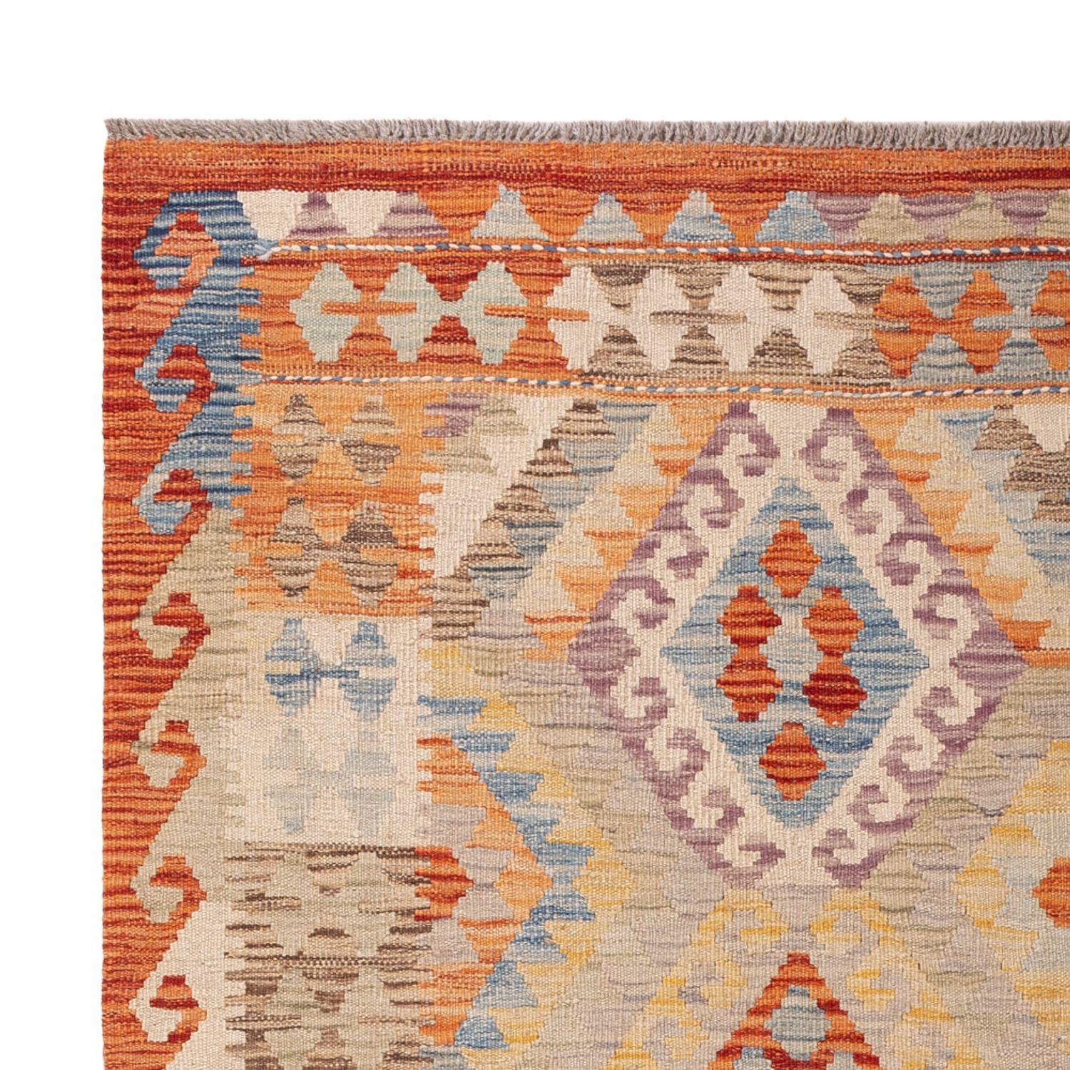 Kelim Rug - Splash - 170 x 132 cm - multicolored
