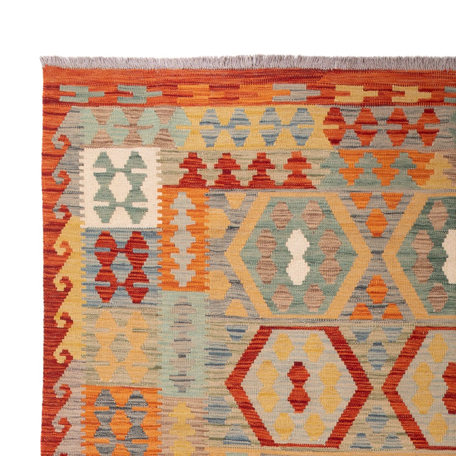 Kelim Rug - Splash - 294 x 202 cm - multicolored