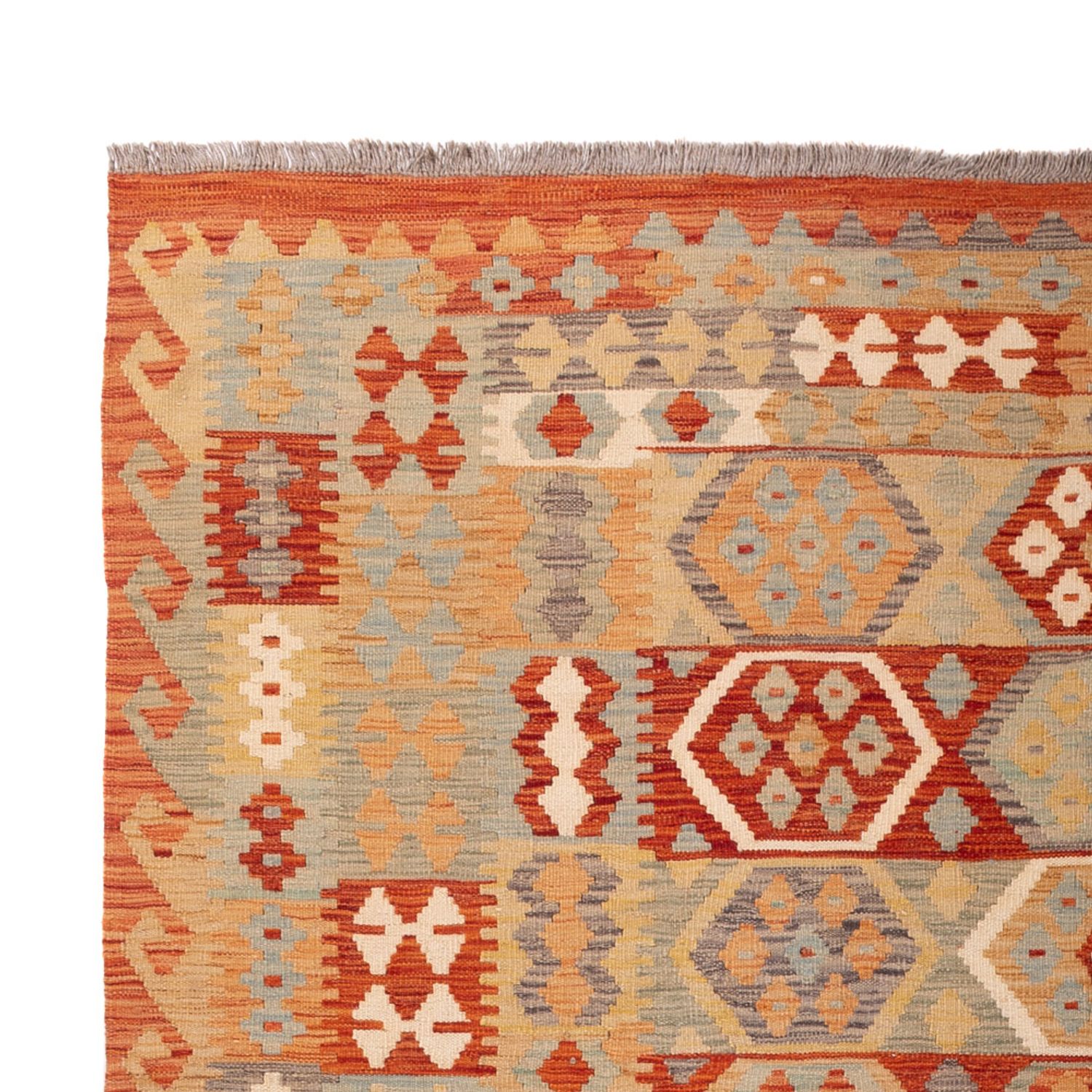 Kelim Rug - Splash - 306 x 203 cm - multicolored