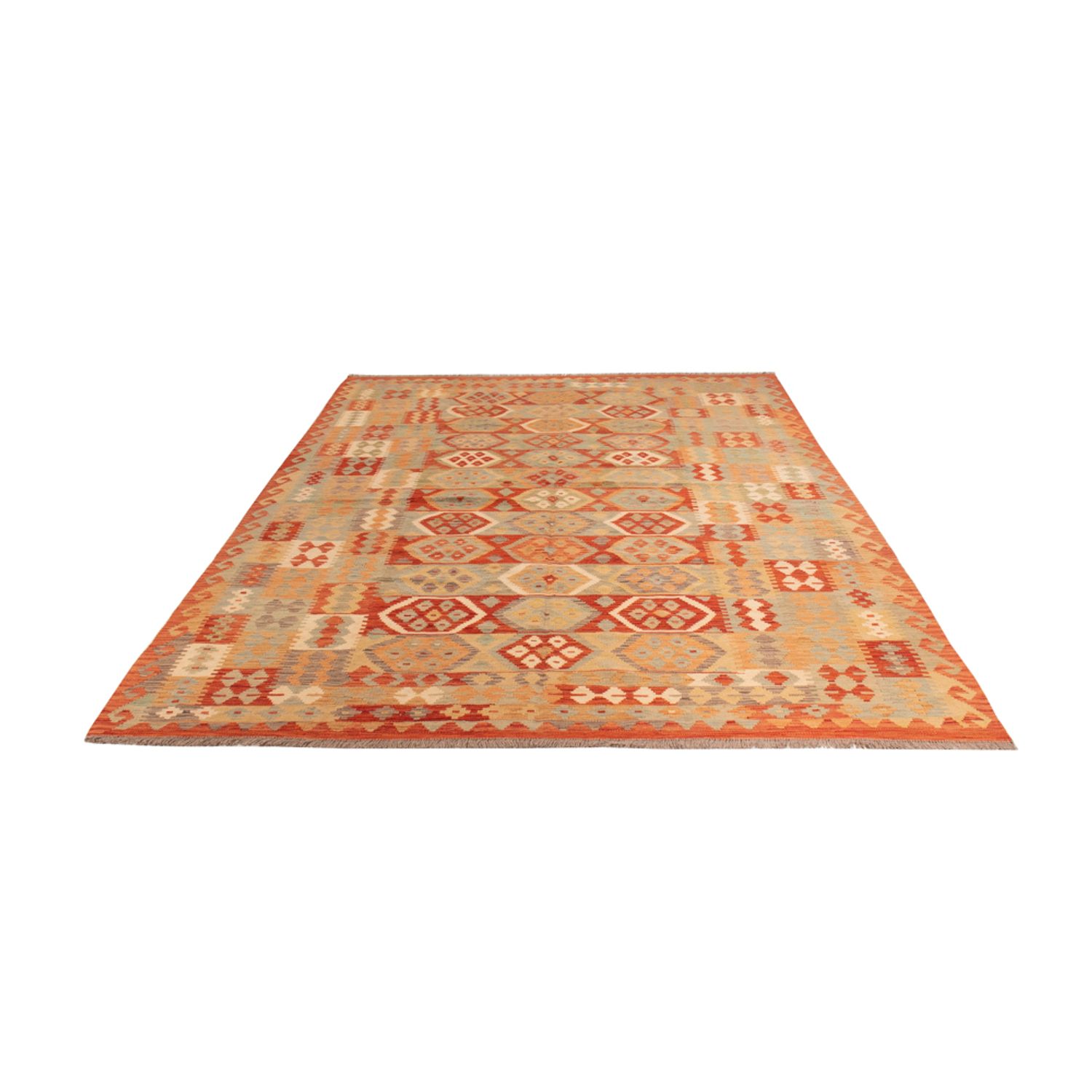 Kelim Rug - Splash - 306 x 203 cm - multicolored