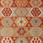 Kelim Rug - Splash - 306 x 203 cm - multicolored