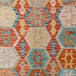 Kelim Rug - Splash - 294 x 210 cm - multicolored
