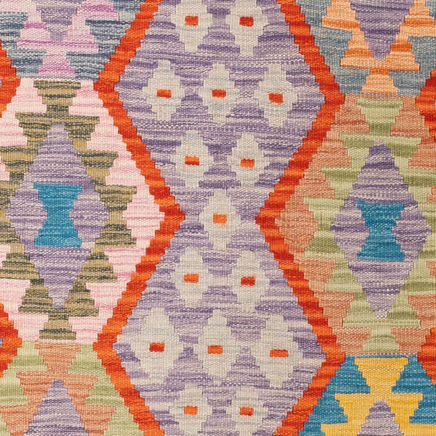 Kelim Rug - Splash - 187 x 134 cm - multicolored