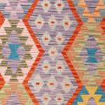 Kelim Rug - Splash - 187 x 134 cm - multicolored